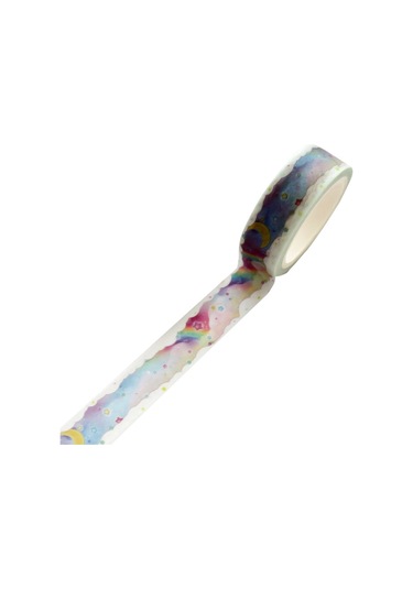 Cbtx 10 Rulo 8689 Cep Ve Kağıt Bant Dıy Günlüğü Dekorasyon Bandı Gökkuşağı Gökyüzü