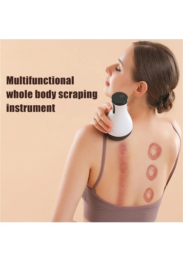 Willowhaven Akıllı Elektrikli Vakum Çukurluğu Masaj Vücut Bardak Lcd Beyaz Beyaz