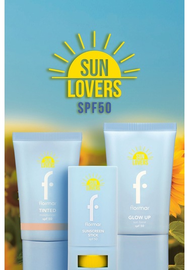 Flormar Sun Lovers Nemlendirici Etkili & Doğal Bitişli Renkli Güneş Koruyucu SPF50 006 Golden Beige