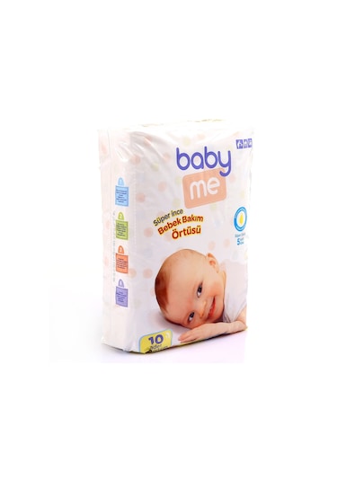 Baby Me Süper İnce Bebek Bakım Örtüsü 60 x 90 CM - 10 Adet