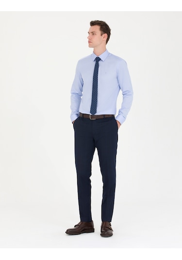 Pierre Cardin Erkek Koyu Mavi Basic Gömlek 50277147-vr032 Koyu Mavi