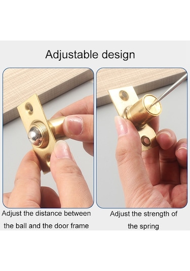 Sones Ev Paslanmaz Çelik Ve Bakır Kapı Bumbler Kilidi, Renk: Antik Kırmızı