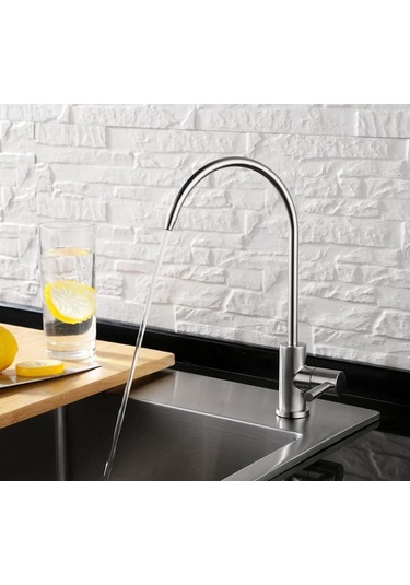 Su Arıtma Cihazı Ss304 Paslanmaz Fırçalanmış Lüks Musluk