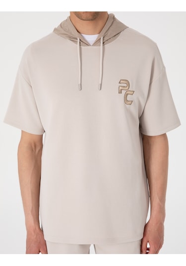 Pierre Cardin Erkek Taş Sweatshirt 50302613-vr049 Taş