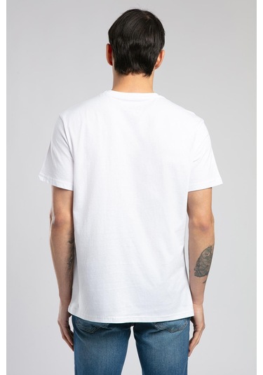 Lee Cooper Antonia Erkek O Yaka T-shirt Beyaz-19902 Beyaz