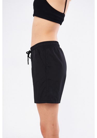 Fantasy Kadın Siyah Cepli Hızlı Kuruyan Deniz Şortu Edy6110s Siyah
