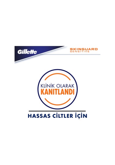 Gillette Skinguard Yedek Tıraş Bıçağı 3 x 4'lü