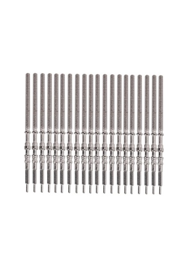 Xurunkeji 20 Adet Hareket Saati Çelik Saplı Kurma Kolu Kiti Saat Parçaları Nh35 Nh36 Nh38 Nh39 Hareket Saati Sapı Yedek Parçaları Gümüş