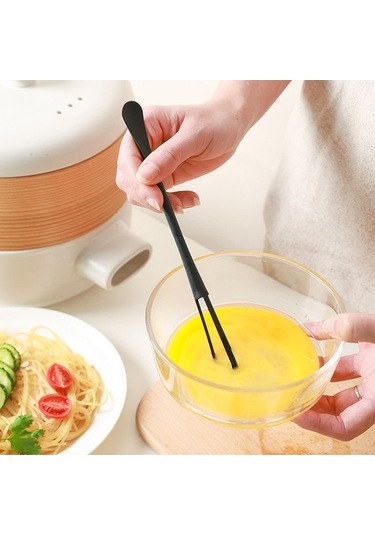Dancemonkey Cbtx Ev Mini Çırpma Küçük Kaşık Mutfak Çok Fonksiyonlu Karıştırma Çubuğu Beyaz, Küçük Kaşık İle Pratik Karıştırma Beyaz