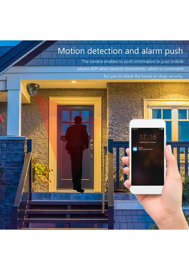 Aubyhe 2.0mp 1080p Ahd Güvenlik Kamerası, 24 Led Gece Görüşü, Ip66 Su Geçirmez, Metal Kasa N Sistemi: Abd, Kanada, Japonya