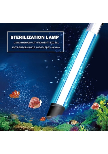 Akvaryum İçin Uv-009 9w Ultraviyole Antiseptik Lamba Dezenfeksiyon Işığı, Ab Tak