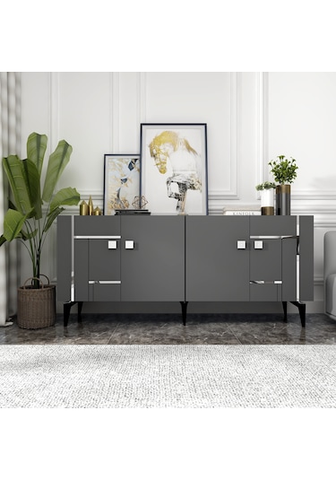 Maddera Konsol Antrasit-gümüş