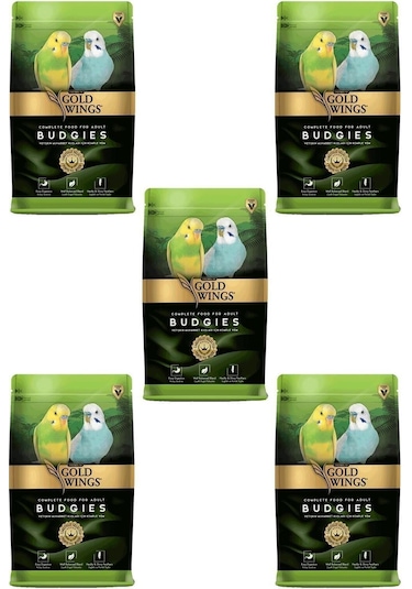 Gold Wings Premium Muhabbet Yemi 1 KG x 5 Adet