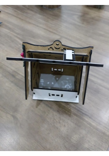 Lavanta Tasarım Ev Şeklinde Dekoratif Kutu