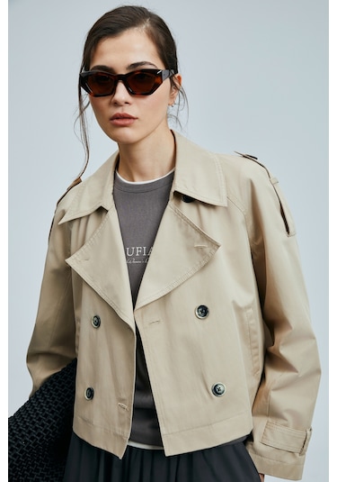 Lufian Carla Kadın Dış Giyim Bej Bej 121120009100550 Bej