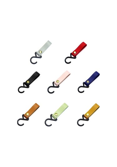 Novahub Açık Kamp Çadır Pu Deri Küçük Depolama Kancası Red Turuncu Turuncu