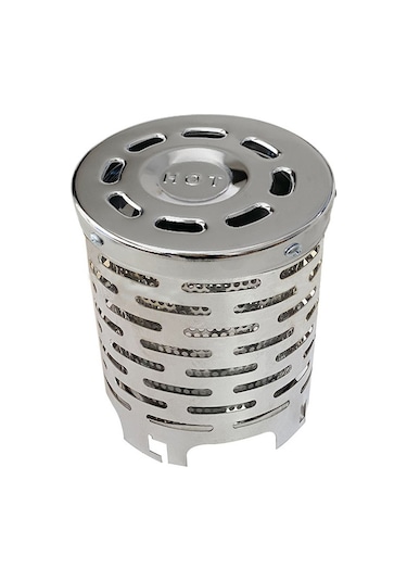 Mufunye Outdoor Kamp Isıtıcı Kapağı Çelik Materyalli Çok Amaçlı Pişirme Izgaralı Isıtıcı Kapağı Çok Renkli