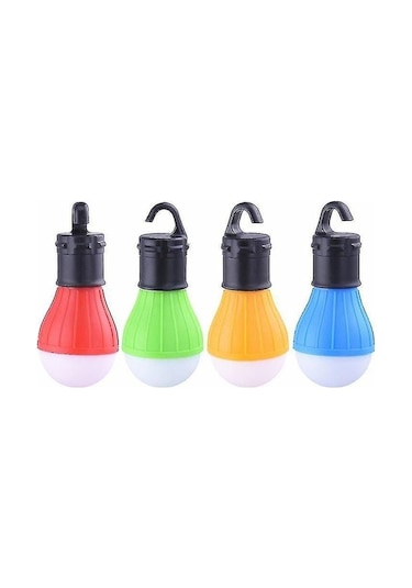 Bloomnest 4 Renk Kamp Feneri Işıkları Led Asılı Çadır Lambası Acil Durum Kampçılık Dağcılık Işık Lambası Uyumlu Newway Asorti Çok Renkli