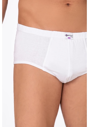 Erkek Süprem Slip Beyaz Kompedan K0037-beyaz Beyaz