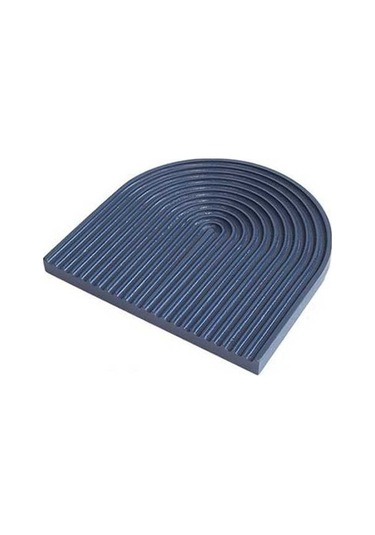 Dancemonkey Su Dalgalanma Kesme Tahtası Atıştırmalık Tabağı Koyu Mavi M, Pratik Tasarım Mavi