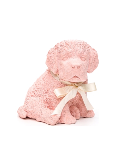 Vanilya Sandal Kokulu Pembe Köpek Biblo