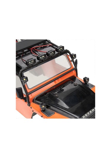 Yaozixa 1:10 Rc Araçlar İçin 5050 Led İkili Fener, Trx4/scx10 Uyumlu, Aydınlatma Fonksiyonu, 5-8v Çalışma Voltajı, Plastik+metal Malzeme