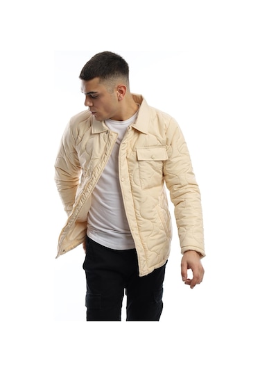 Polo State Erkek Regular Fit Mont Ekru