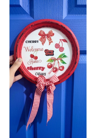 Dekoratif Pano Mutfak Ve Balkon Kiraz Temalı