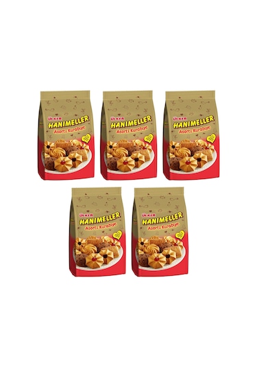 Ülker Hanımeller Karışık Tatlı Kurabiye 5 x 150 G