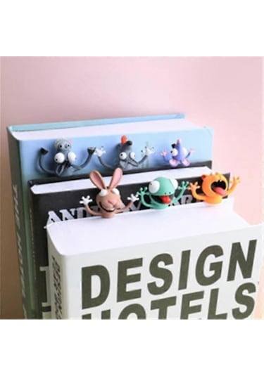 Eğlenceli 3d Hayvan Kitap Ayracı, Komik Tasarım