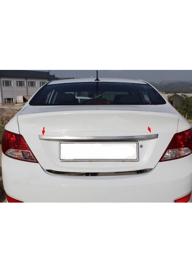 Hyundai Accent Blue Plaka Üst Bagaj Çıtası Kromu Nikelaj