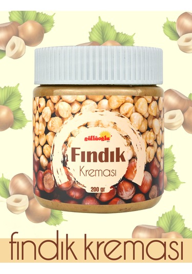 Güllüoğlu Fındık Kreması Katkısız %55 Fındık - 200 Gr X 2 Adet