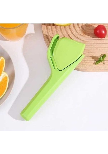 Novahub Yeşil 1pc Limon Sıkma Makinesi, Kolay Sıkılabilir, Katlanabilir, Depolama Tasarrufu, Düz Narenciye Suyu Yeşil