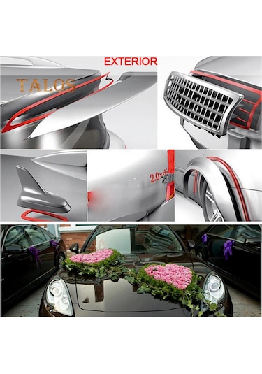 300 Cm Araba Çift Taraflı Bant Etiket Şeffaf Süper Yapışkanlı Oto Aksesuarları Araba Aksesuarı 20mm