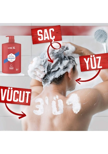 Old Spice Whitewater Erkekler İçin Duş Jeli Ve Şampuan 1 L