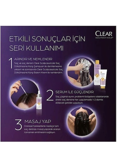 Clear Scalpceuticals Saç Dökülmesine Karşı Saç Bakım Kremi 170 ML