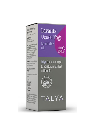 Talya %100 Saf ve Doğal Buhurdanlık ve Difüzör İçin Lavanta Uçucu Yağı 10 ML