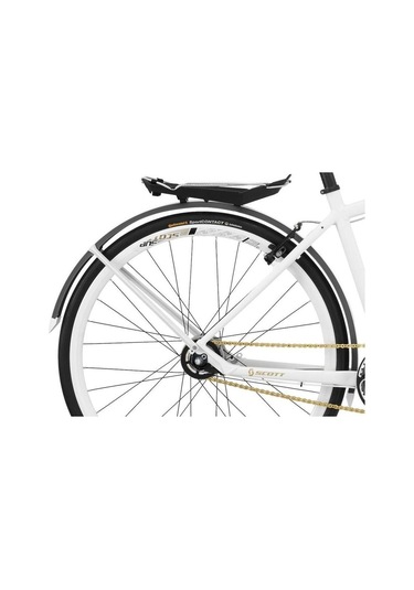 Scott Arka Camurluk Üstü Bagaj Beyaz Siyah