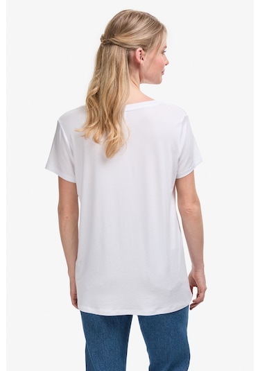 U.S. Polo Assn. U.s. Polo Assn. Kadın Beyaz Tişört Basic 50323448-vr013