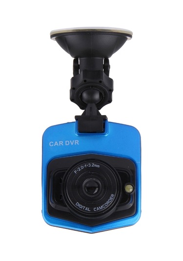 Vga 480p Araç Kamerası Dvr Sürüş Kaydedici Dijital Video Kamera Ses Kaydedici 2,4 İnç Lcd Ekranlı, 32 Gb Micro Tf Kart Ve Kızılötesi Gece Görüş Fonksiyonunu Destekler Siyah + Mavi