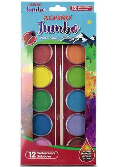 Alpino Jumbo Sulu Boya 12 Renk