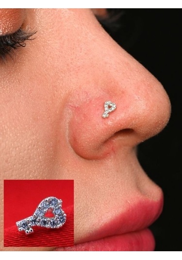 Tükkan Accessories Gümüş Zirkon Taş Anahtar Figür Hızma 925 Ayar Hızma-hızma41