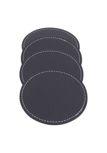 Prozenis Pr2541 Yuvarlak Deri Bardak Altlığı