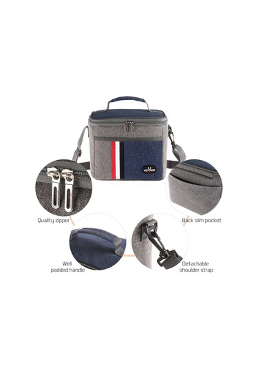 Moveevo 15l Büyük Kapasiteli Soğuk/sıcak Saklama Çantası - Isı Yalıtımlı Alüminyum Folyolu İç, Su Geçirmez Oxford Kumaşı, Piknik/outdoor İçin Mavi Mavi Moveevo 15l Büyük Kapasiteli Soğuk/sıcak Saklama Çantası - Isı Yalıtımlı Alüminyum Folyolu İç, Su Geçirmez Oxford Kumaşı, Piknik/outdoor İçin Mavi Mavi