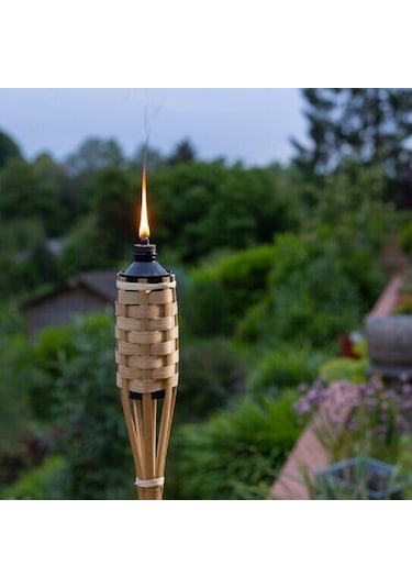 Vıp Qualıty 50pcs 90 Cm Bamboo Torch 50 Adet 90 Cm Bambu Meşale Bahçe Aydınlatma Toptan Bambu Meşale