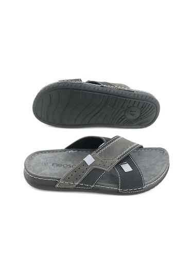 Gezer Yazlık Erkek Suni Deri Neosoft Rahat Taban Günlük Terlik Gt1yme.13015.07.010.0c Siyah