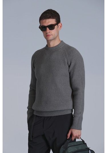 Lufian Terra Erkek Kazak Duman Yeşili Duman Yeşili 112090136100692 Duman Yeşili