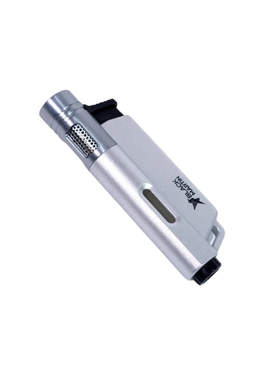 Black Martin Tek Torch Pürmüz Gümüş Puro Çakmağı - Tr9301