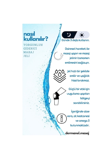 Dermanel Ayak Bakım Spreyi 100 ML + Dermanel Yorgunluk Giderici Masaj Jeli 250 G