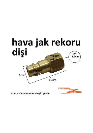 2 Adet Hava Jakı Dişi 1/4 Hava Hortumu Hava Tabancası Bağlama Apa